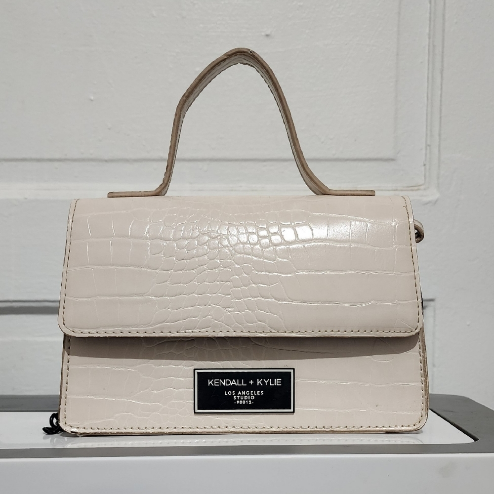 Kendall & Kylie Cream Handbag